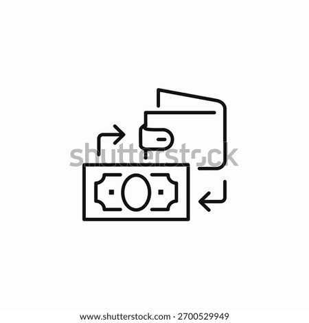 money exchange transfer icon sign vector
