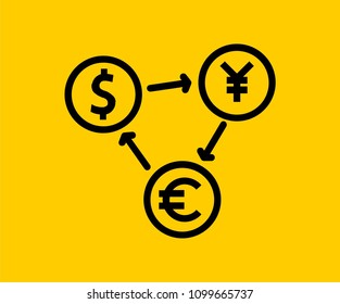 Money Exchange Vector Icon