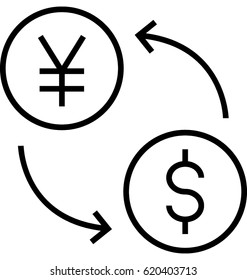 Money Exchange Vector Icon