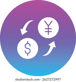 Icono de Vector de cambio de dinero. Se puede utilizar para aplicaciones de impresión, móviles y de Web.