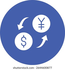 Icono de Vector de cambio de dinero. Se puede utilizar para aplicaciones de impresión, móviles y de Web.