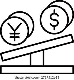Icono de Vector de cambio de dinero. Se puede utilizar para aplicaciones de impresión, móviles y de Web.