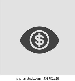 Money eye icon