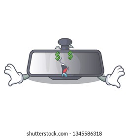 Money eye rear view mirror miniatur shape character