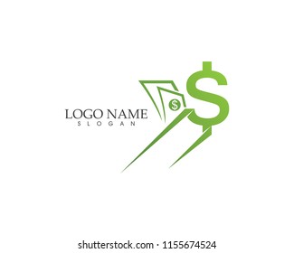 Money fast icon logo vector template