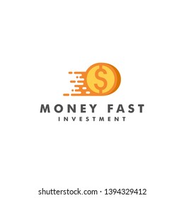 money fast logo template - vector