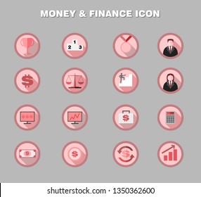 Money & Finance icon 01 monotone color easy to change icon color.