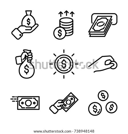 Money & Finance Icon Set