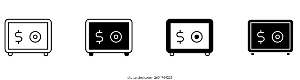 Money and finance icon vector set. Interest and taxes illustration sign collection. Budget and income symbol or logo.