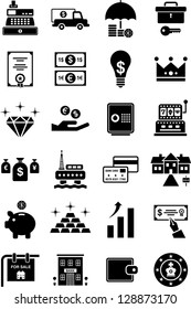 Money and finance icons