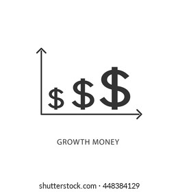 Money, finance, payments and business icon vector.