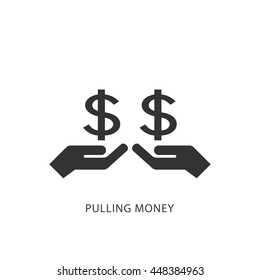 Money, finance, payments, investment and business icon vector.