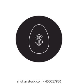 Money, finance, payments, investment and business icon vector.