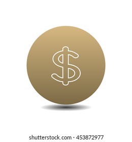 Money, finance, payments, investment and business icon vector.