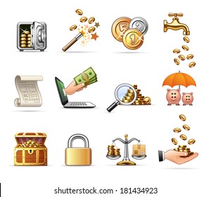 Money and Finance  | Professional icon set