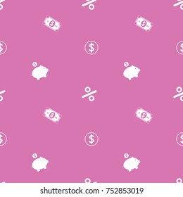 Money And Financial Investment Symbols Seamless Background