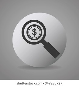 Money and financial market graphic design, vector illustration