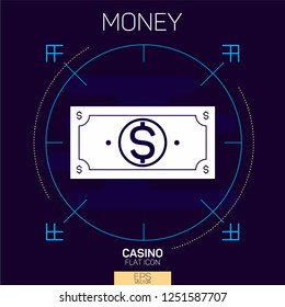 Money flat icon