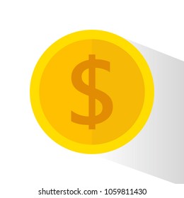Money flat icon, money concept