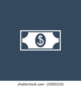  Money flat icon. Modern flat icon for Web and Mobile Application. EPS 10. 