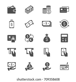 Similar Images, Stock Photos & Vectors of Money set icons,Vector