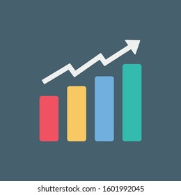 Money Flat icons for chart  & report 