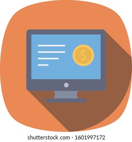 Money Flat icons for online  & shopping 