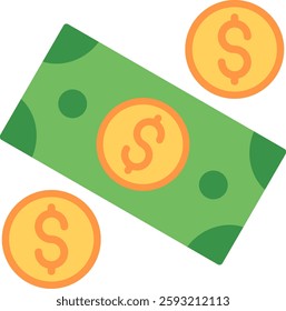 Money Flat Illustration Vector Design