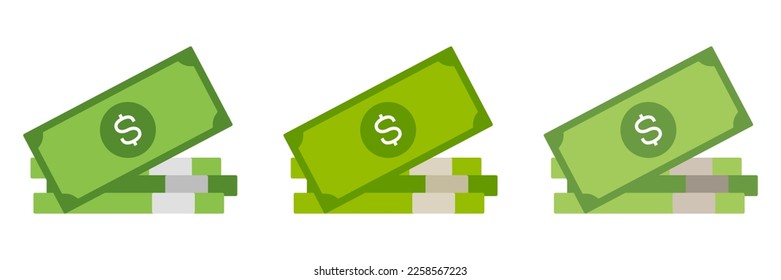 Dinero aislado en forma de apartamento