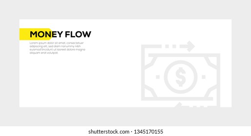 MONEY FLOW BANNER CONCEPT