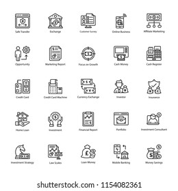 
Money Flow Icons set 
