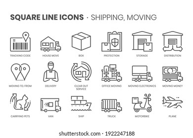 Money flow related, pixel perfect, editable stroke, up scalable square line vector icon set. 