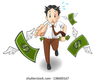 Money is flying away from the pocket. It is because of inflation, economic recession, or business loss? 