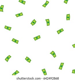 Money flying vector background