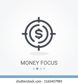 Money Focus Vector Icon
