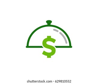 Money Food Icon Logo Design Element