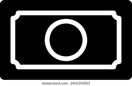 money glyph icon illustration vector