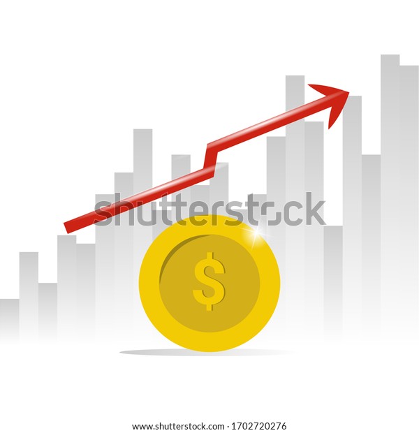 Money Graphic Chart Design Background Vector Stock Vector (Royalty Free ...