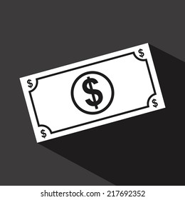 money graphic design , vector illustration
