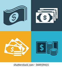 Money graphic design, vector illustration eps10