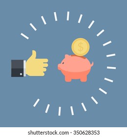 Money graphic design, vector illustration eps10