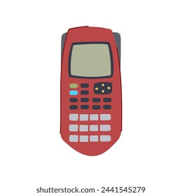 money graphing calculator cartoon. business graph, tax financial, finance data money graphing calculator sign. isolated symbol vector illustration