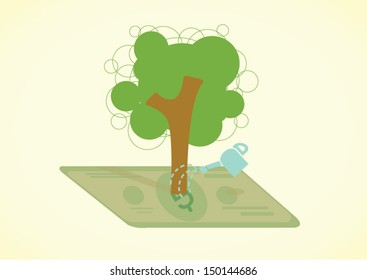 money grow up