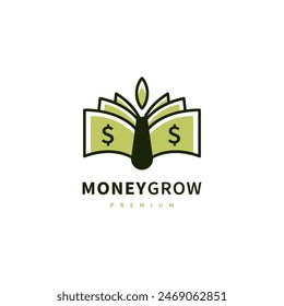 money grow icon logo design inspiration 3