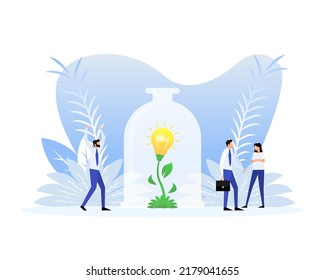 Money growing concept, finance savings tree. Finance performance of return on investment ROI
