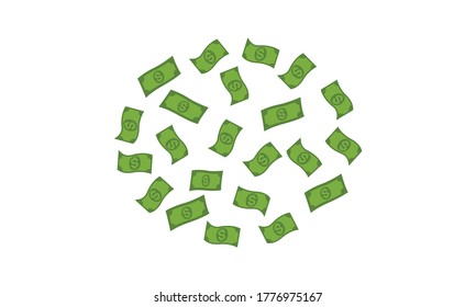 money growth chart and investment currency collection. increase sales icon trendy and modern money grow symbol for logo, web, app, UI. progress income icon simple sign. money profit flat isolated