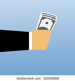 Money in hand