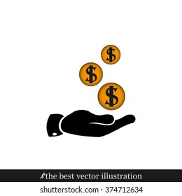 money and hand