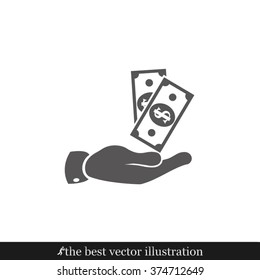 money and hand
