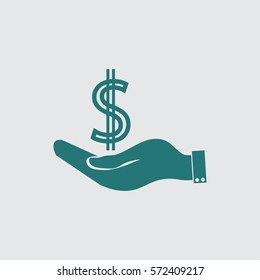 money in hand